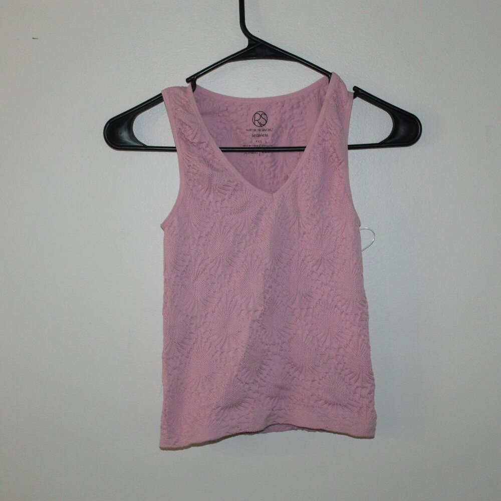 Roselyn Sanchez Pink V Neck Tank Size XS/S